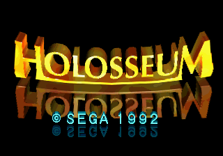 Holosseum (US) Title Screen
